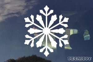 Snowflake Ice Crystal Decal