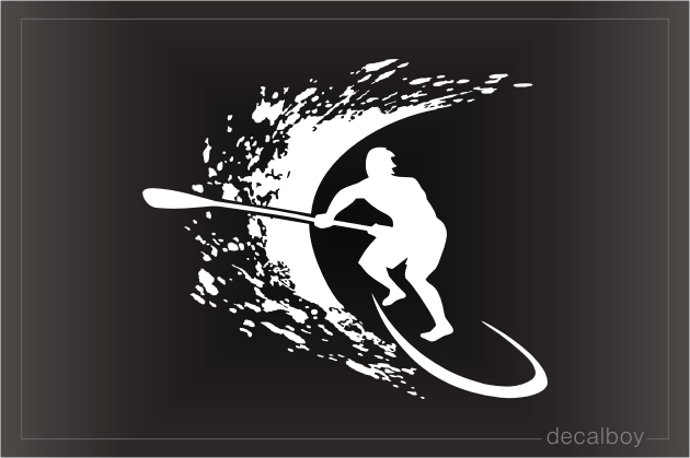 Stand Up Paddling Decal