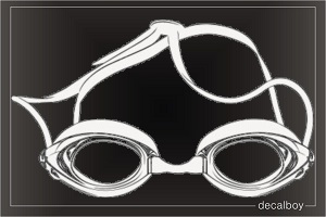 Swimming Goggles Decal