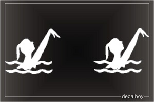 Synchronized Swimming Olympic Sport Window Decal