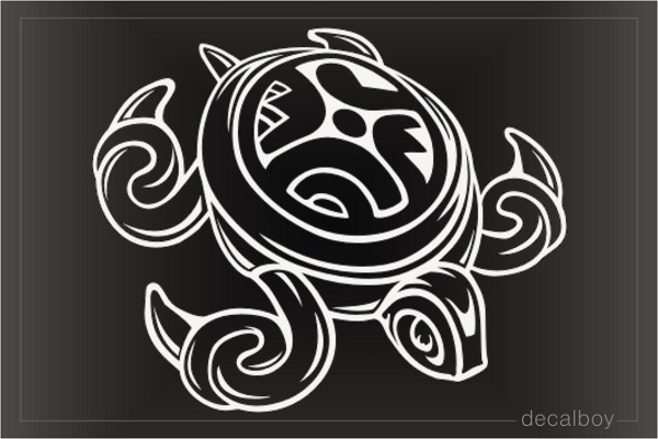 Tribal Land Turtle Decal