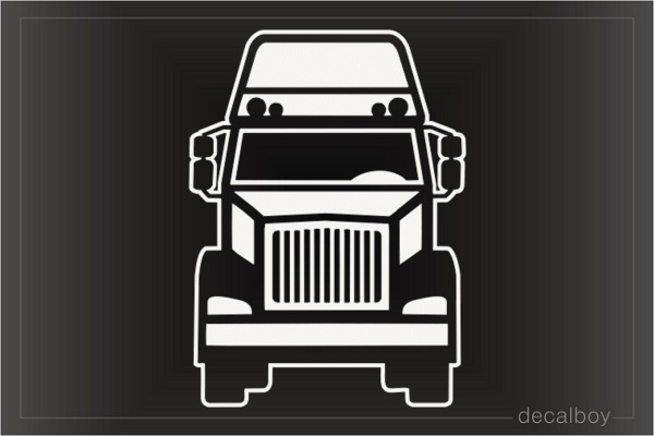 Truck Front Decal