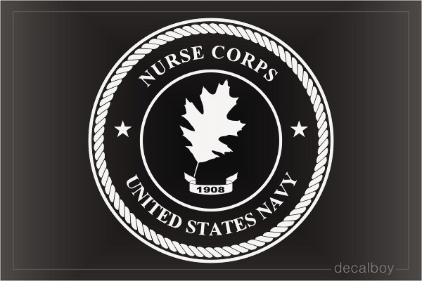 US Navy Nurse Corps Decal