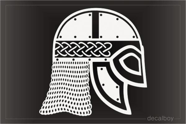 Viking Helm Mask Decal