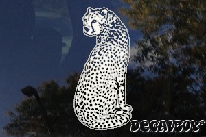 Wild Cat Gepard Window Decal