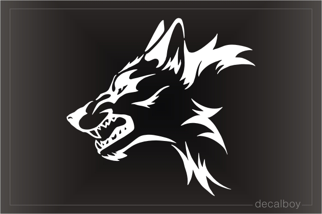 Wolf Fang Decal