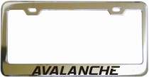 Avalanche 212 License Frame
