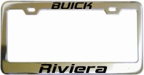 Buick Riviera License Frame