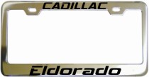 Cadillc Eldorado Chrome License Frame