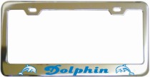 Dolphin Frame Chrome License Frame