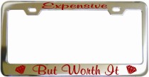 Expensive But Worth It Chrome License Frame