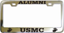 USMC Chrome License Frame