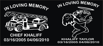 in loving memory Decal with angel