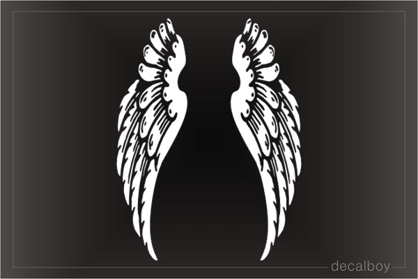 Angel Wings Feathers Decal
