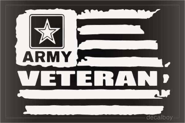 Army Veteran Decal