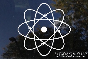 Atom Science Car Decal