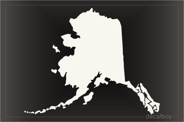 Alaska Map Decal