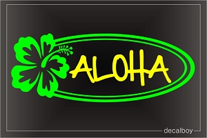 Aloha Decal