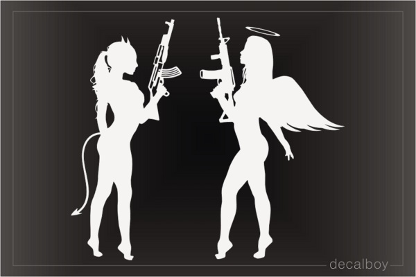 demon angel silhouette