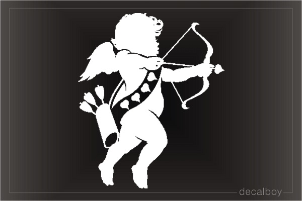 Cupid With Arrow Decal