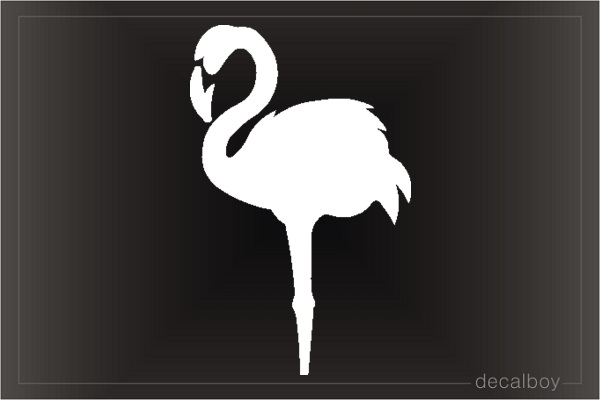 Flamingo Silhouette Decal
