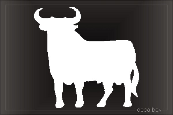 Bull Decal