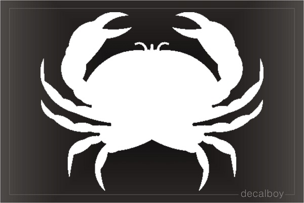 Crab 2 Window Decal