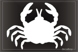 Crab 3 Window Decal