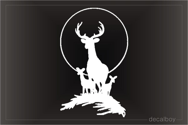 Deer Buck Decal