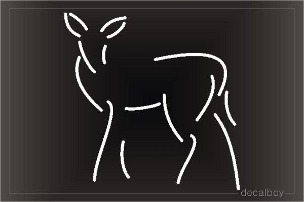 Deer 5 Window Decal