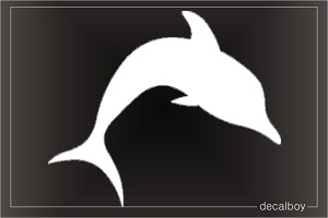 Dolphin Silhouette Window Decal