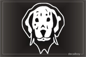 Dog Car Window Decal