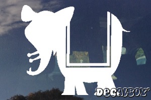 Indian Elephant Decal