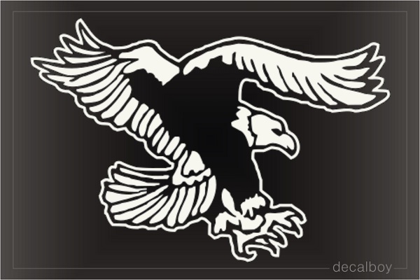 Golden Eagle Window Decal