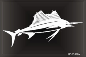 Swordfish 8 Window Decal