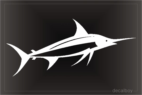 Swordfish 9 Decal