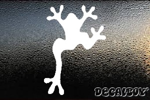 Frog Silhouette Window Decal