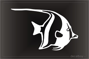 Butterfly Fish Window Decal