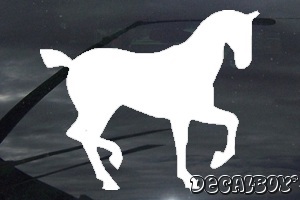 Hackney Pony Car Window Decal