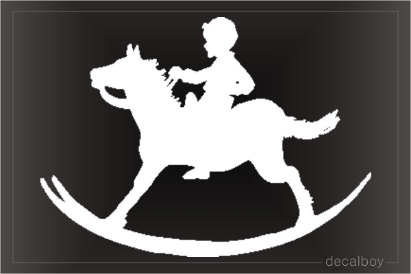 Toy Horse Car Window Decal