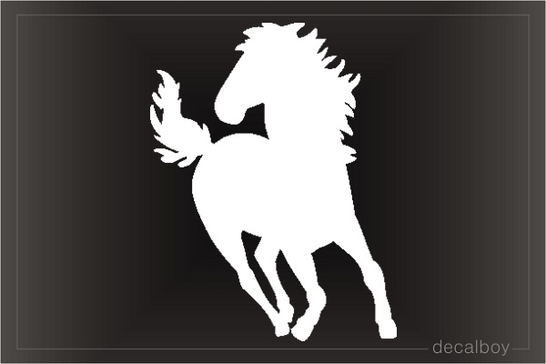 Horse Mustang Running Decal