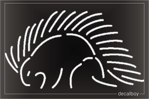 Porcupine Decal