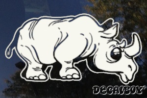 Rhino Window Decal