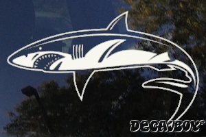 Shark Bull Clipart Window Decal