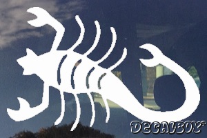 Scorpion 10 Window Decal