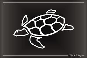 Sea Turtle Window Decal