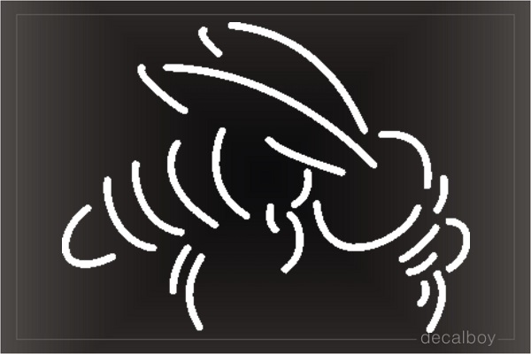 Wasp Window Decal