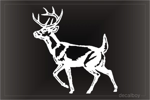 Antlers Window Decal