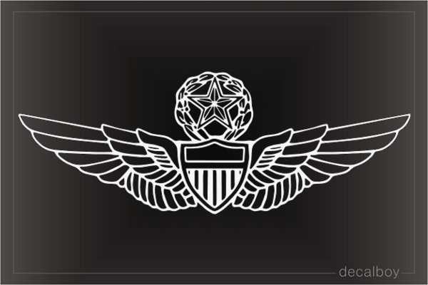 thumbnail interactive-video image 1 of Naval Aviator Badge Pilot Wings Aviation Sticker Decal – Weatherproof, Darkside Ltd 1 of 6