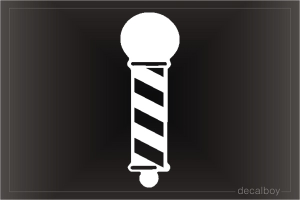 Barber Pole Decal